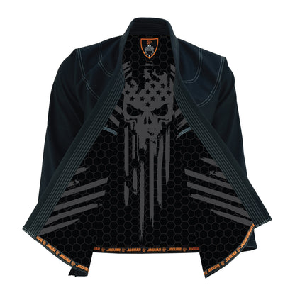 Jaguar Pro Gear – Elvira Skull Inner Sublimated - Pro Brazilian Jiu Jitsu BJJ Kimono Gi Uniform Unisex Pure Cotton