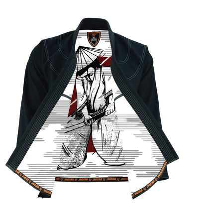 Jaguar Pro Gear – Vintage Samurai katana Inner Sublimated - Pro Brazilian Jiu Jitsu BJJ Kimono Gi Uniform Unisex