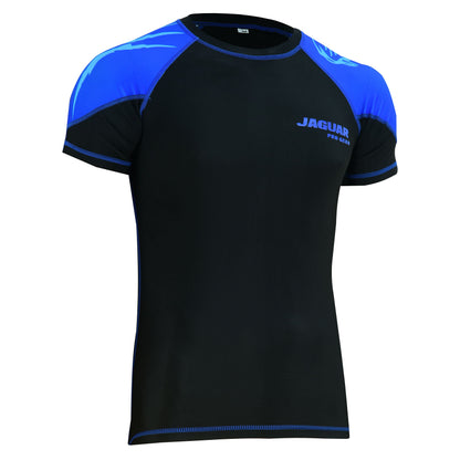 Jaguar Pro Gear - Elite MMA Ranked Rash Guard Sublimated Half Sleeves Inner Layer For Mixed Martial Arts