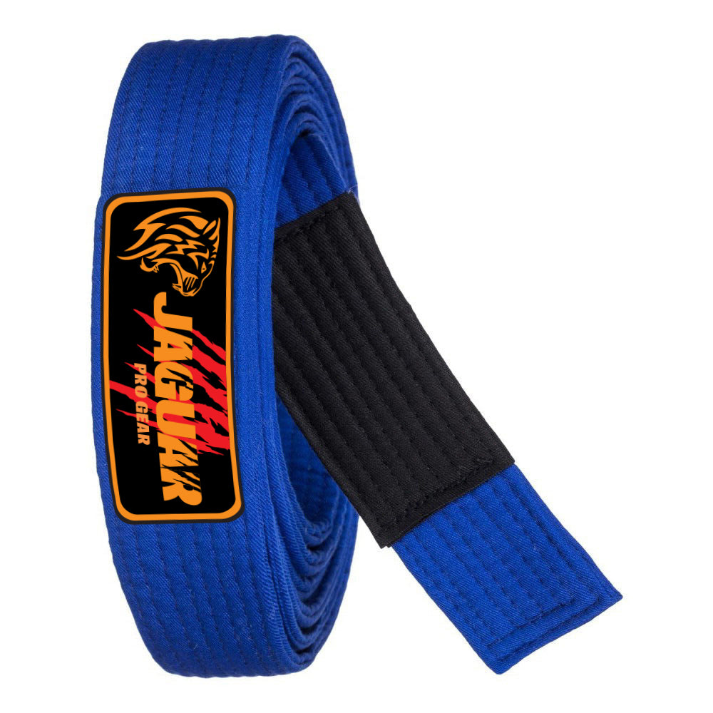 Jaguar Pro Gear - Brazilian Jiu Jitsu Belts Deluxe Version 100% Cotton 9 Stitches Heavy Duty