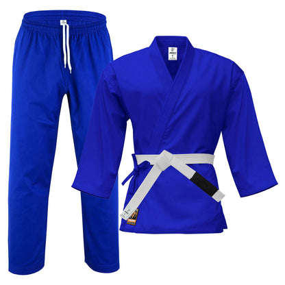 Jaguar Colored Karate Uniform WKF Compliant - Light Weight Kids Adults Karate Gi - (Belt Included)