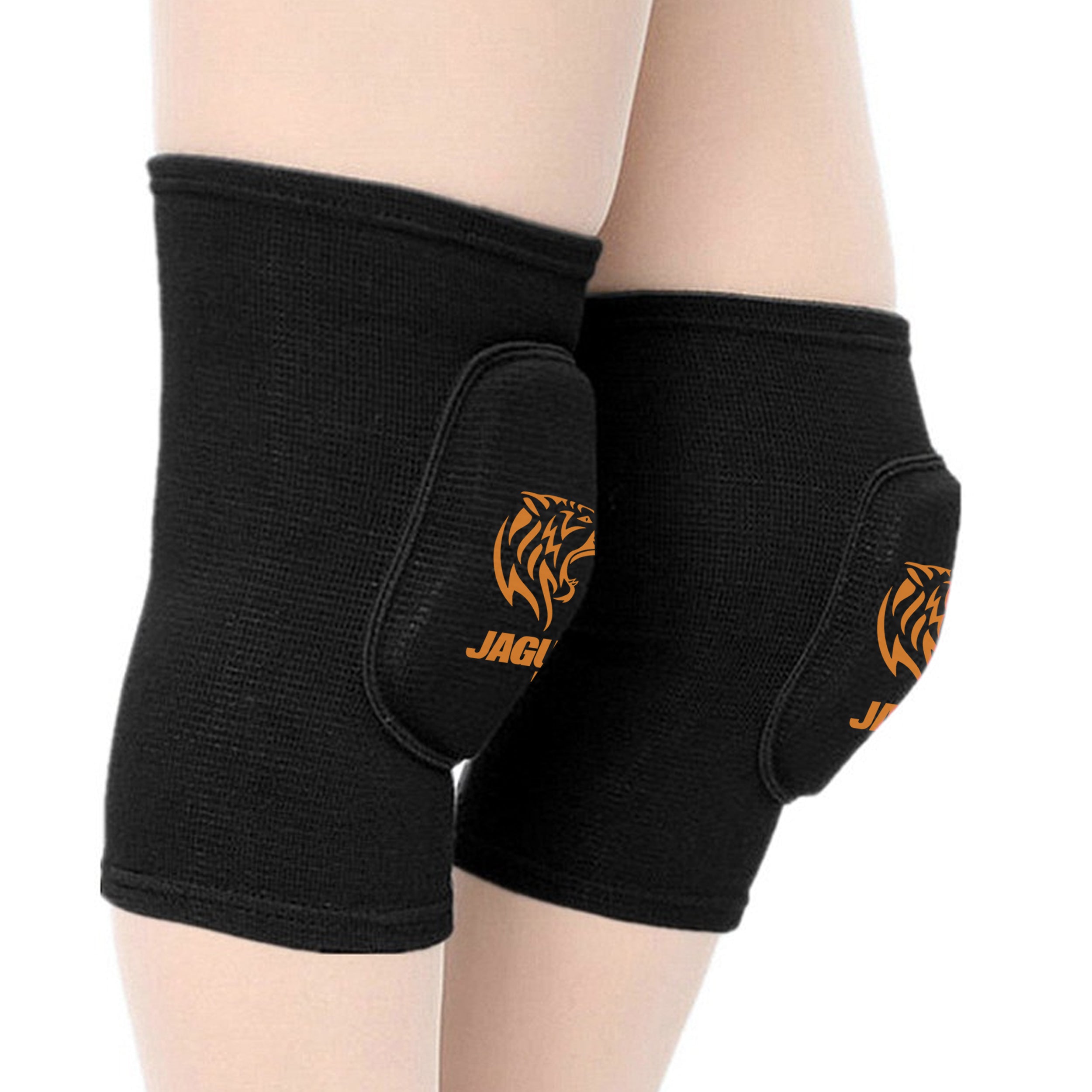 Jaguar Pro Gear - Midnight Knee Pad Pair For Boxing MMA Muay Thai And