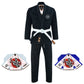 Jaguar Pro Gear – Custom Name And Logo Red-Ring Battle Inner Sublimated - Pro Brazilian Jiu Jitsu BJJ Kimono Gi Uniform