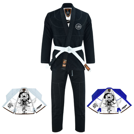 Jaguar Pro Gear – Custom Name And Logo Samurai Returns Inner Sublimated - Pro Brazilian Jiu Jitsu BJJ Kimono Gi Uniform