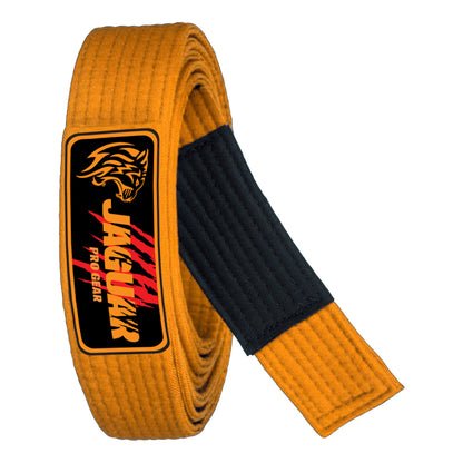 Jaguar Pro Gear - Brazilian Jiu Jitsu Belts Deluxe Version 100% Cotton 9 Stitches Heavy Duty