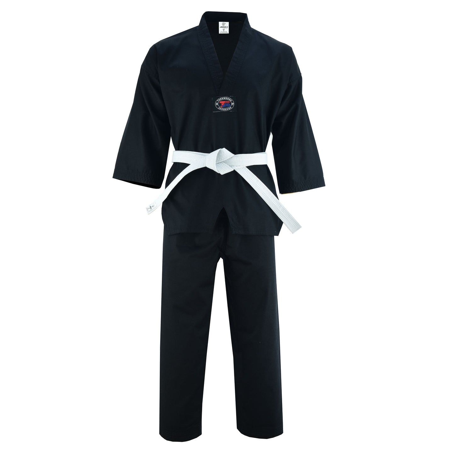 Jaguar 2022 - Regular Taekwondo Gi Uniform Set 8oz Ultra Light TKD Suit With Belt For Kids Adults Unisex