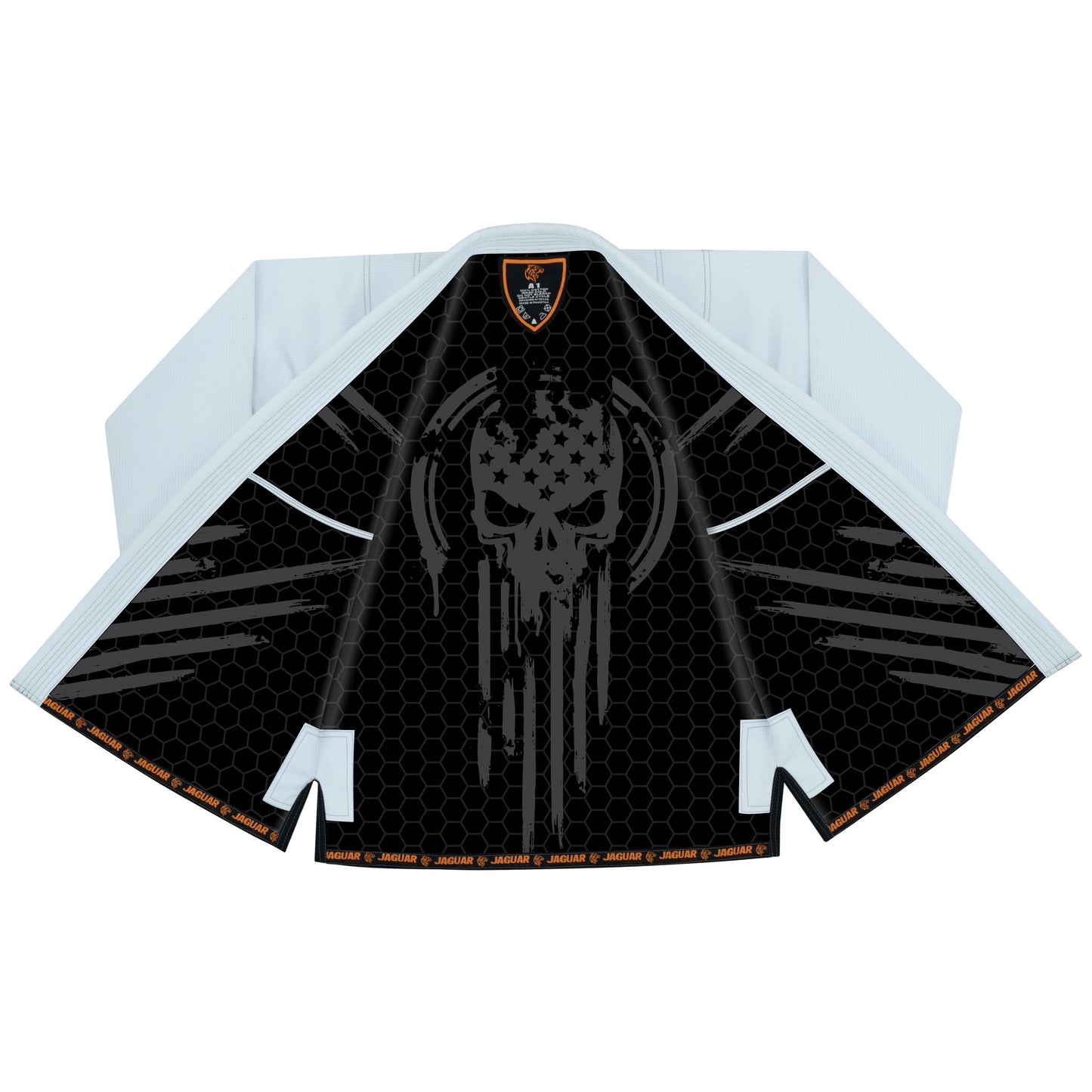 Jaguar Pro Gear – Elvira Skull Inner Sublimated - Pro Brazilian Jiu Jitsu BJJ Kimono Gi Uniform Unisex Pure Cotton