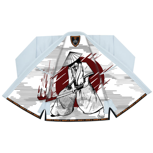 Jaguar Pro Gear – Vintage Samurai katana Inner Sublimated - Pro Brazilian Jiu Jitsu BJJ Kimono Gi Uniform Unisex