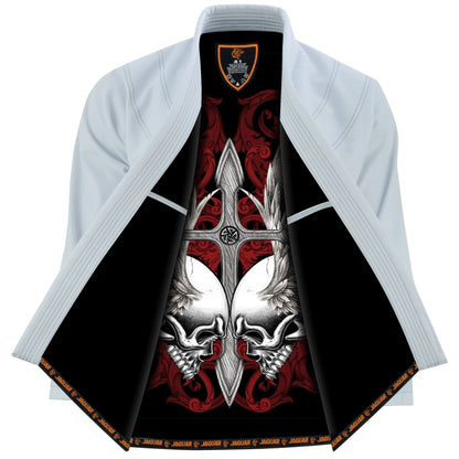 Jaguar Pro Gear – Screaming Skulls Inner Sublimated - Pro Brazilian Jiu Jitsu BJJ Kimono Gi Uniform Unisex