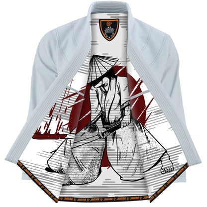 Jaguar Pro Gear – Vintage Samurai katana Inner Sublimated - Pro Brazilian Jiu Jitsu BJJ Kimono Gi Uniform Unisex